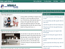 Tablet Screenshot of dienlanhdonga.com